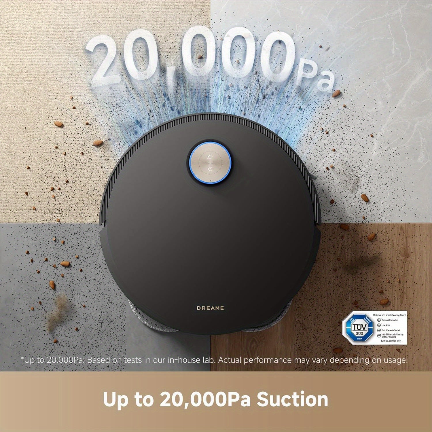 DREAME X50 Ultra Robot Vacuum with R10 Pro Cordless Vacuum Set with Auto-Empty and Mop Self-Cleaning, 20, 000Pa Suction, Obstacle Avoidance and 360° Navigation, Corner to Edge Deep Cleaning, Detangling Brush