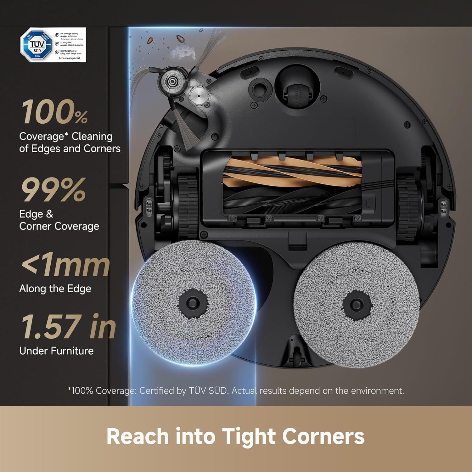 DREAME X50 Ultra Robot Vacuum with R10 Pro Cordless Vacuum Set with Auto-Empty and Mop Self-Cleaning, 20, 000Pa Suction, Obstacle Avoidance and 360° Navigation, Corner to Edge Deep Cleaning, Detangling Brush